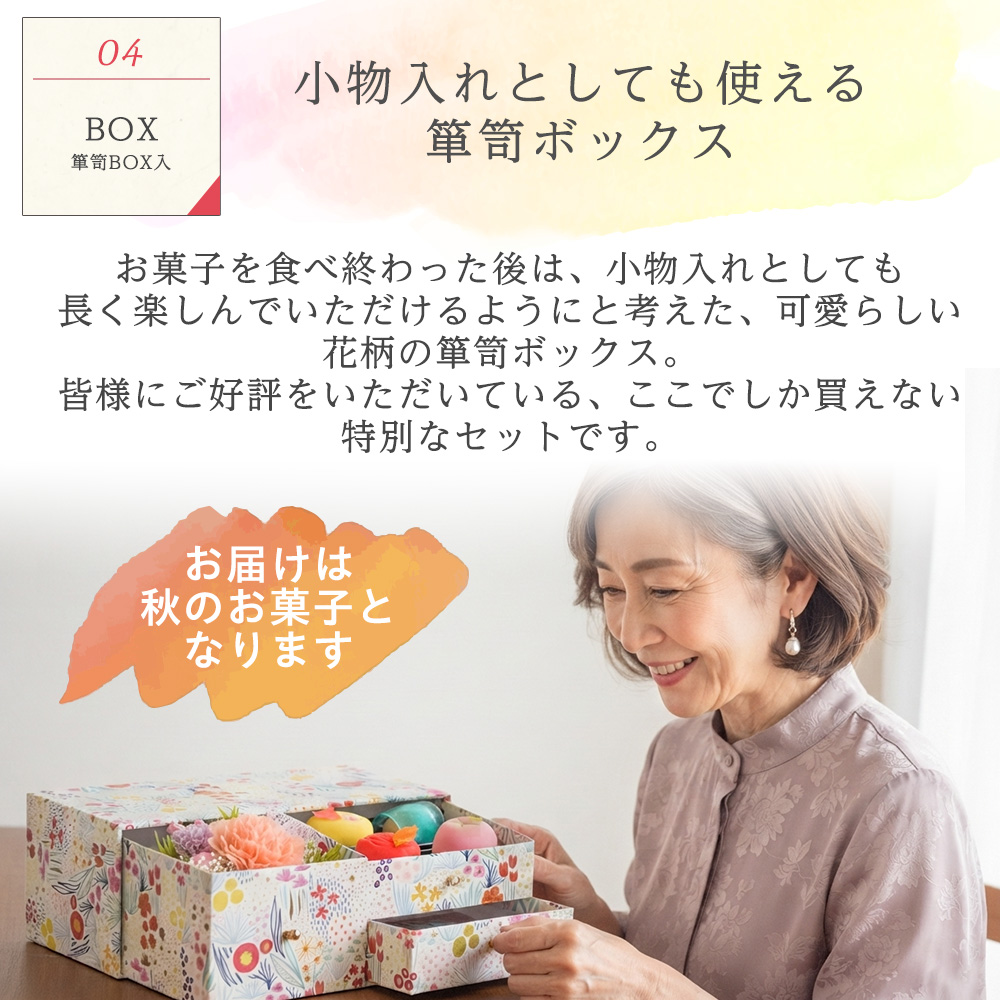 敬老の日 プリザーブドフラワー＆上生菓子セット「旬麗（ときうらら