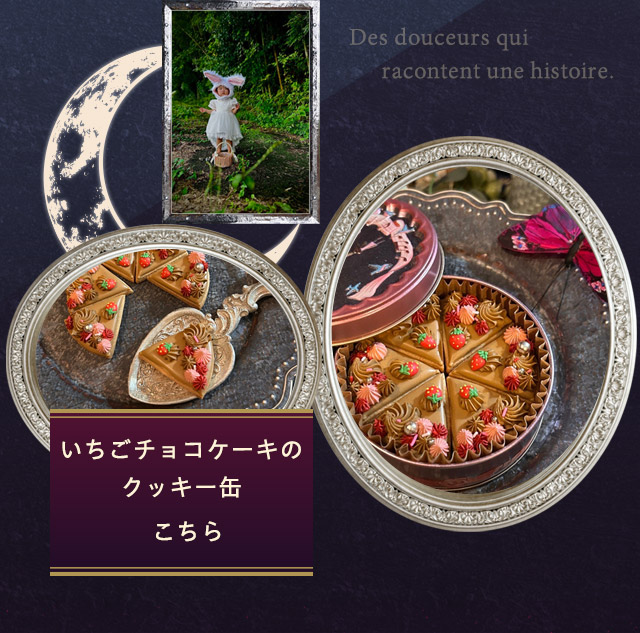 アイシングクッキーと月のかけらの琥珀糖セット クッキー缶